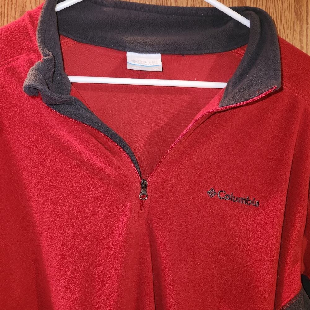 Columbia Men's XXL Red And Gray Pullover - Picture 6 of 8